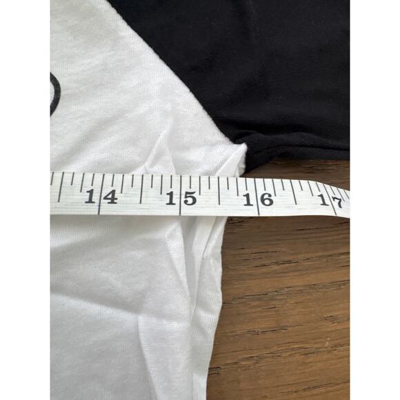 ModCloth They/Them Pride Retro White Black Raglan 3/4 Sleeve Tee Size XS NWT - Picture 6 of 9